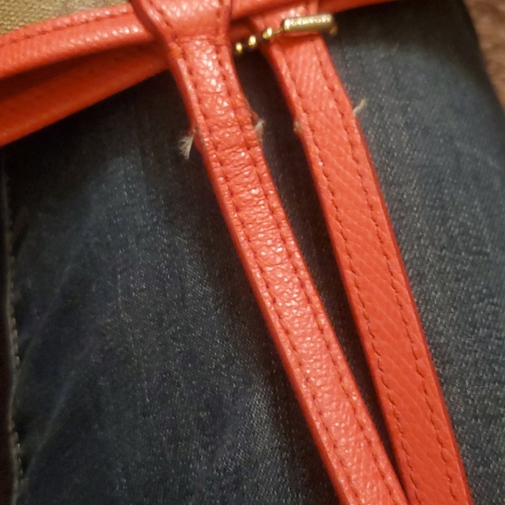 Coach Signature Coated Canvas Brown Tote Gem